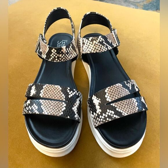 FRANCO SARTO Essie Python Sandals 7.5 - Picture 2 of 9